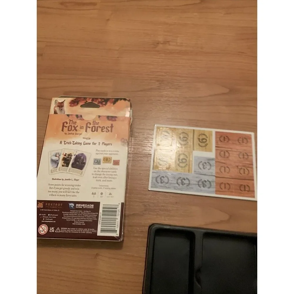 The Fox in the Forest Card Game by Renegade Game Studios